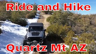 Off road Brads Jeep to Quartz Mt hike and drone