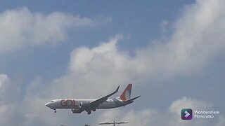 Boeing 737 MAX 8 PR-XMC na aproximação final antes de pousar em Manaus vindo de Fortaleza