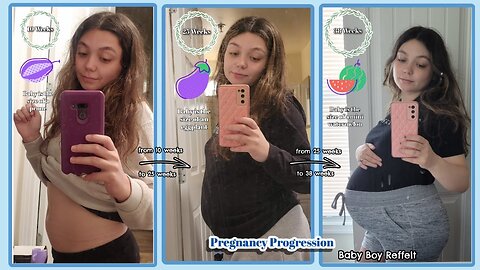 PREGNANCY BUMP AND SYMPTOM PROGRESSION! *weeks 5-38*