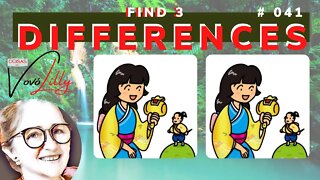 FIND THE THREE DIFFERENCES | CHALLENGE # 041 | EXERCISE YOUR MEMORY