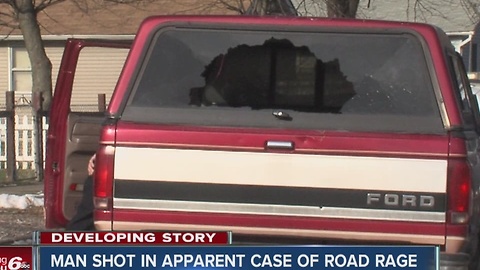 Man shot in shoulder during apparent road rage incident in Indianapolis