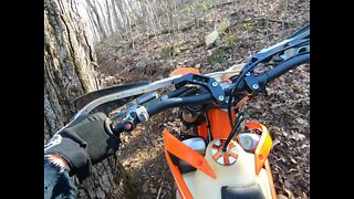 New Backyard Goat Trail on the Dirt Bike