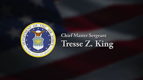 Air Force Chief Master Sgt. Tresse Z. King - Dignified Transfer