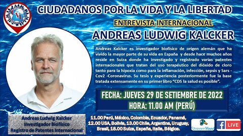 ENTREVISTA INTERNACIONAL - ANDREA LUDWIG KALCKER