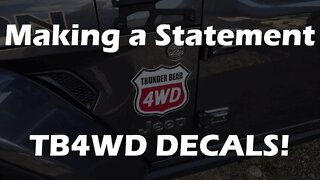 Thunder Bear 4WD Decals for the 392!