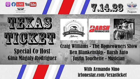 7.14.23 - Texas Ticket on Lone Star Community Radio