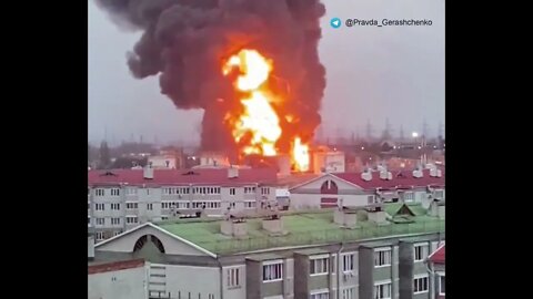 🇺🇦GraphicWar18+🔥More New Mystery Explosions in Belgorod Russia Hit w/Unknown😉 🚀🚀Missiles #Shorts