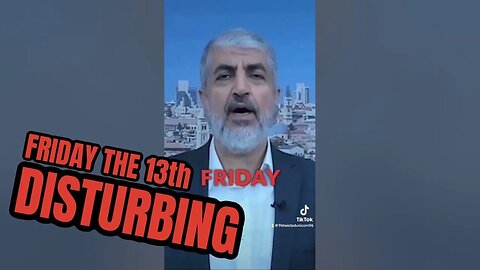 🚨Beware🚨 of Friday the 13th | Hamas WARNING.