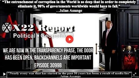 Ep. 3099b - We Are Now In The Transparency Phase, The Door Has Been Open, Backchannels Are Important