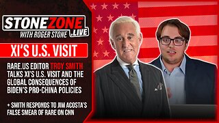 Rare.us Editor Troy Smith Talks Xi's U.S. Visit + Responds To False Attacks From CNN - The StoneZONE