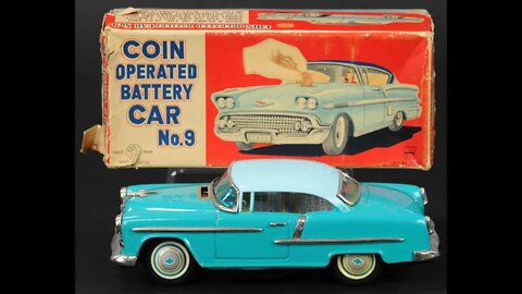 Rare Coin Operated Battery Car No 9