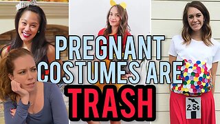 Pregnant Chrissie Mayr GOES OFF About Pregnancy Halloween Costumes on SimpCast! Mary Morgan & Xia