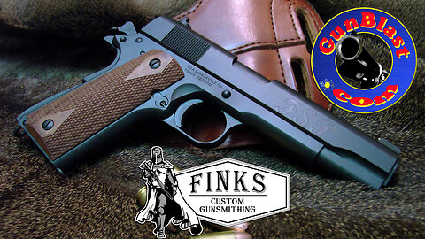 Custom 45 ACP 1911-A1 "Fink's Service Pistol" from Fink's Custom Guns
