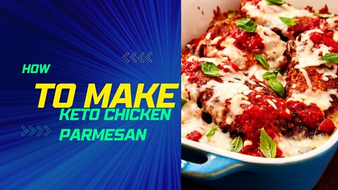 How to make Keto Chicken Parmesan - A delicious and healthy Chicken Parmesan!