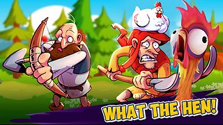 What the Hen! Gameplay, A crazy combat game (iOS, Android) 🐔