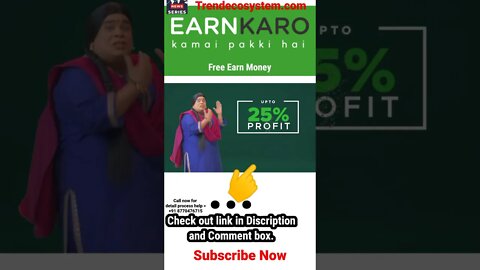 Earn karo app / Earn money from earn karo app by promoting affiliate links in social media /#shorts