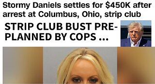 Stormy Daniels Interview Strip Club Arrest Columbus Ohio 2018 #basta President Trump Hellbenders MC