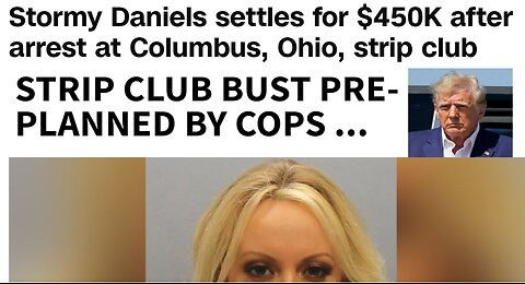 Stormy Daniels Interview Strip Club Arrest Columbus Ohio 2018 #basta President Trump Hellbenders MC