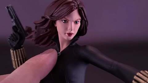 Diamond Select Premier Collection Black Widow Resin Statue Review @The Review Spot