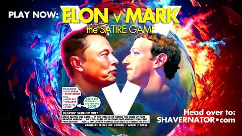 ELON v MARK - the Satire Video Game THAT YOU CAN PLAY RIGHT NOW!
