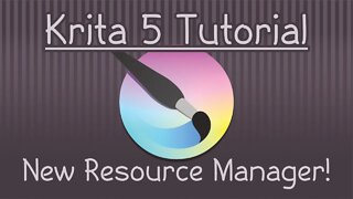 Krita 5: Using the New Resource Manager