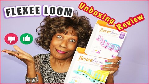 Unboxing and Review Loom Knitting KB Flexee Loom