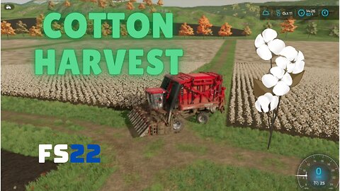 FS22: Harvesting cotton