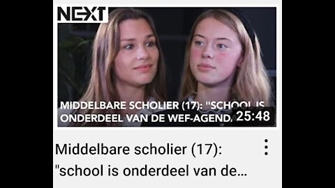 Middelbare scholier (17): "school is onderdeel van de WEF-agenda’’