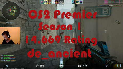 CS2 Premier Matchmaking - Season 1 - 14,669 Rating - de_ancient