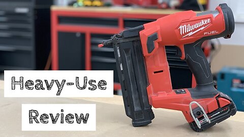Milwaukee M18 FUEL Review AFTER Heavy-use | 18 Gauge Cordless Brad Nailer