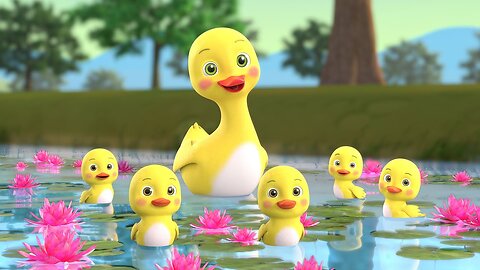 Number Song | Five Little Duckies + More Baby Songs