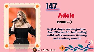 Adele(1988– )| TOP 150 Women That CHANGED THE WORLD | Short Biography