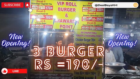 VIP Roll And Burger | New Opening | @DesiBoyzKHI