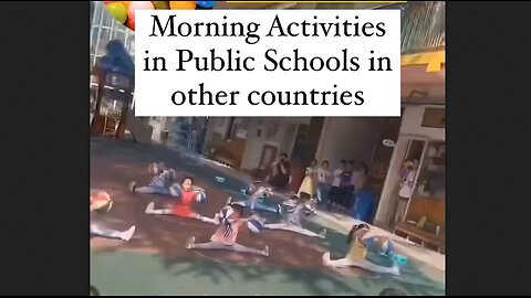 Morning Activities - Schools In Other Countries