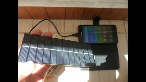 5 Minutes USB Solar Mobile Phone Charger