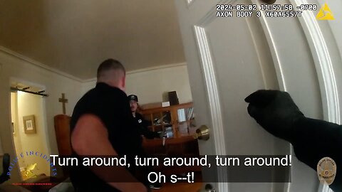 Bodycam shows LAPD officer shoot a man in Los Angeles apartment after he rushed at him with a knife