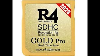 Testando o R4 Gold Pro para Nintendo DS !