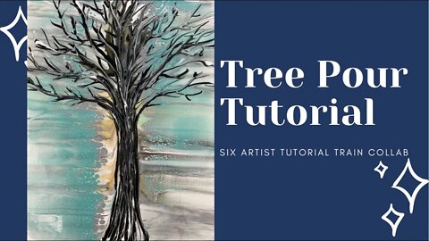 How to do a Tree Pour Swipe Technique - Step-by-Step Tutorial