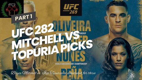 UFC 282 Mitchell vs Topuria Picks and Predictions: Topuria's Striking Provides the Edge