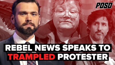 Rebel News Speaks To Trampeld Protestor