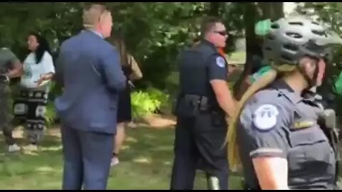 Several members of Congress including AOC and the squad arrested for blocking traffic in front