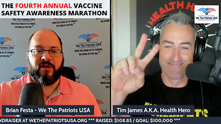 Tim James - Fourth Vaccine Safety Awareness Marathon (2023) - Clip 8