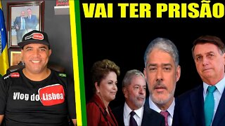 AGORA!! Prisão de William Bonner - Bolsonaro revela Plano Macabro de Lula