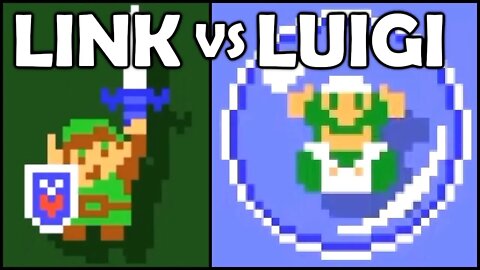 Is Link BETTER than Luigi? Mario Maker 2 COMPETITIVE 2-player | Basement