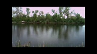 Thunderstorm lake. ASMR