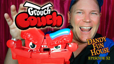 GROUCH COUCH GAME! Unbox, Setup and Review - Dandy Fun House episode 32
