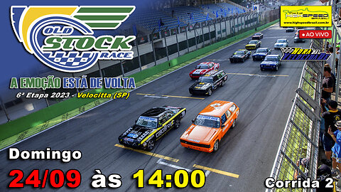 🔴 OLD STOCK RACE | Corrida 2 | 6ª Etapa 2023 | Velocitta (SP) | Ao Vivo