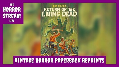 Return of the Living Dead Leads Vintage Horror Paperback Reprints [Rue Morgue]