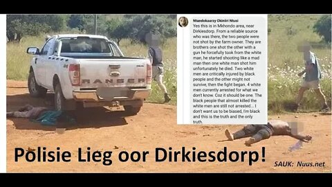 SAUK Nuus: SAPD Lieg oor #Dirkiesdorp, Boer in Rystoel Vermoor, ANC Kabinet vol Twis, Weer en Meer.