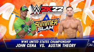 WWE 2K22: John Cena vs. Austin Theory - WWE United States Championship Match